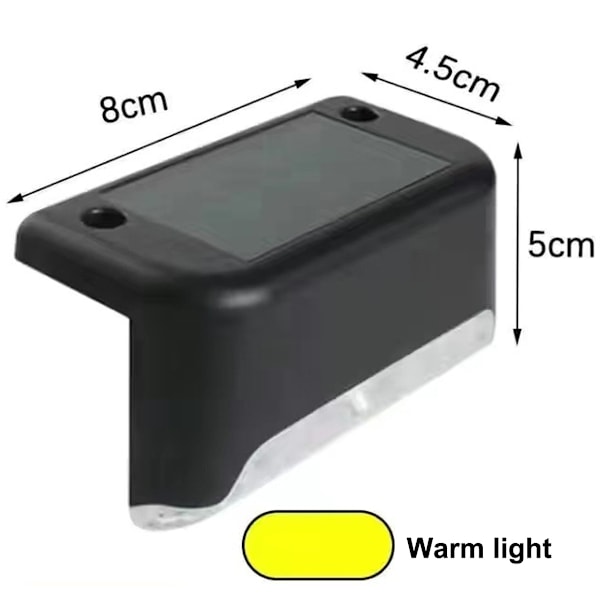 12-pack solcellslampor för utomhusbruk, vattentäta gånglampor med solenergi, automatisk på/av