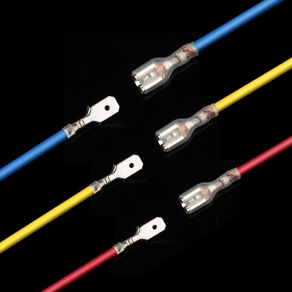 270 stk. elektriske stik, ledningsforbindelse T-stik, han-hun