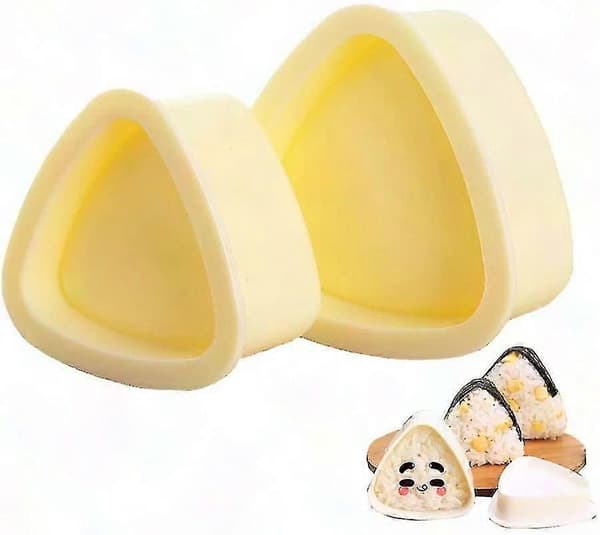 2 stk. trekantet risbolle- og sushiform - Onigiri-sæt