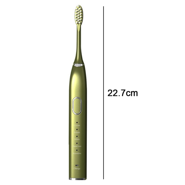 Elektrisk tandbørste med 8 børstehoveder til voksne, genopladelig