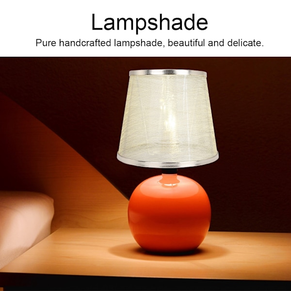 Moderna Tyglampskärmar för Hemmet, Lampöverdrag, Tillbehör, Dekoration för Bordlampa, Vägglampa (Genomskinlig Typ)