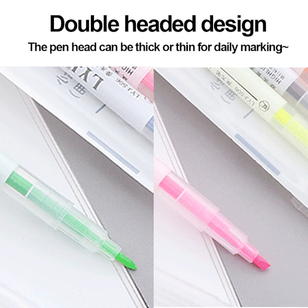Textmarker, Assorterade färger, Skolmaterial, Hemmapysslande