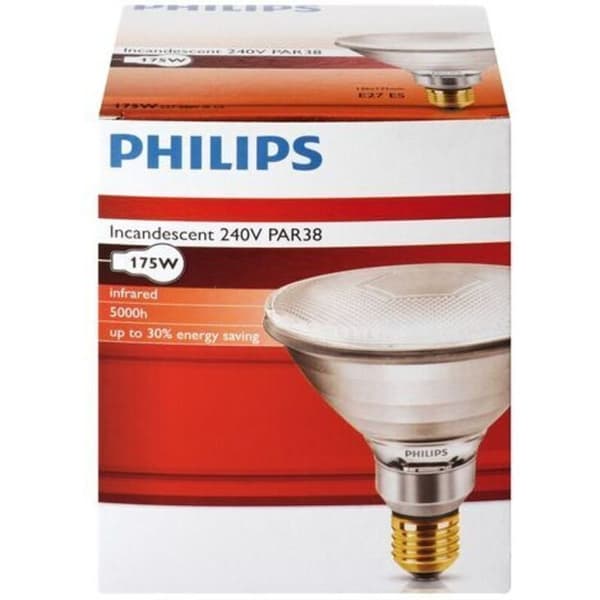 PHILIPS IR/PAR valkoinen lamppu 175W