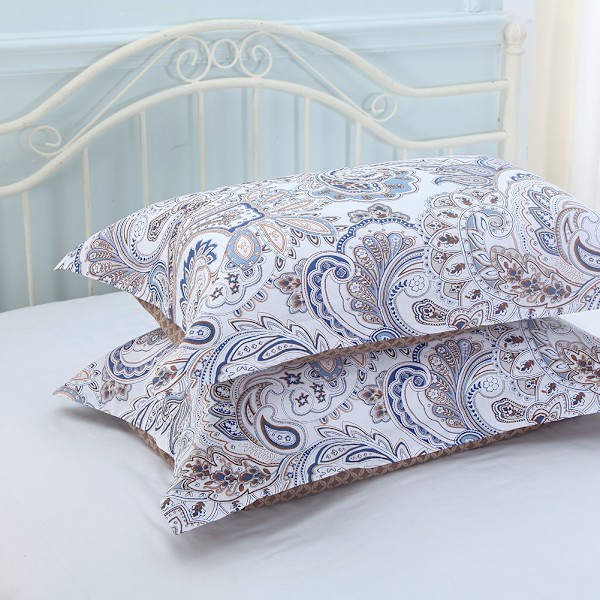 3-delt sengetøysett i moderne stil - Polyester putevar og dynetrekk (Queen)