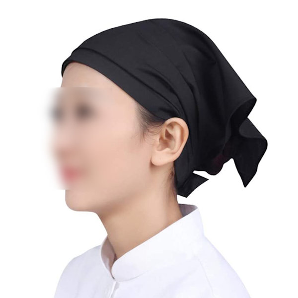 Turban kockmössa Triangel Scarf Restaurang Arbetsmössa Dam