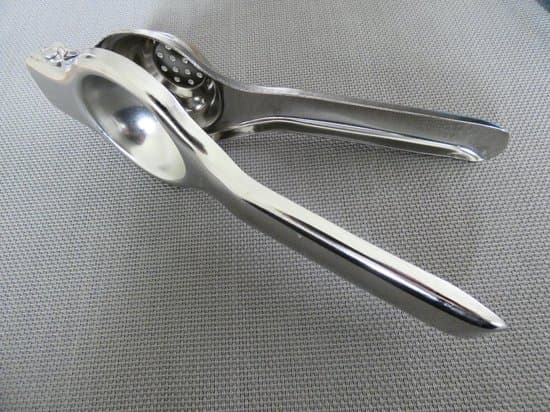 Limepresser - Håndholdt citruspresser - 304 rustfrit stål - Sølv