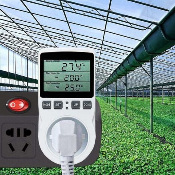 Digital temperaturregulator, termostat for oppvarming og kjøling