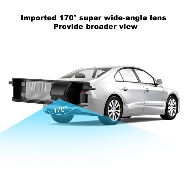 Takakamera CCD HD Auton peruutuskamera Sopii RAV4 2006‑2016 Yleinen tyyppi