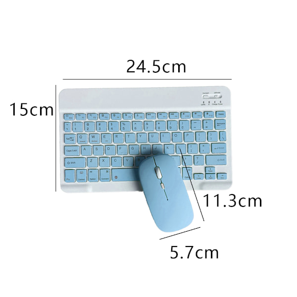 Yhdistetty Bluetooth-näppäimistö ja hiiri - Android Windows /iPad iOS