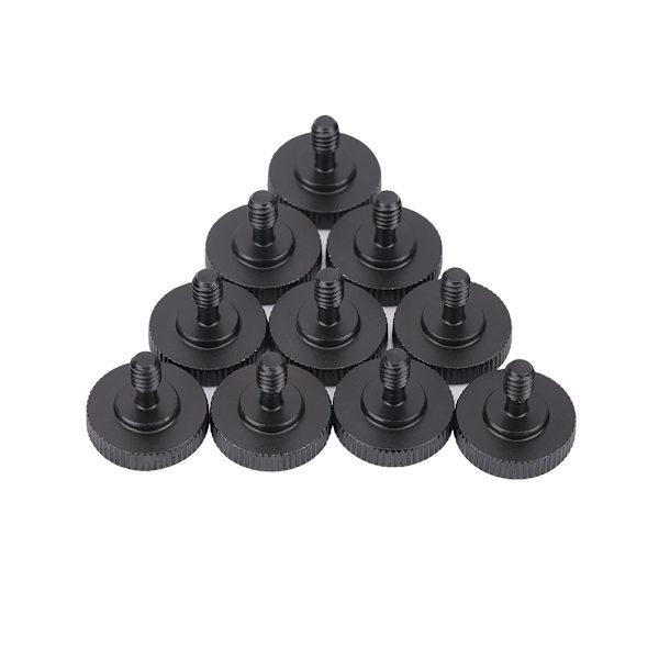 10 stk. 1/4in han til hun konvertering adapter skrue til dobbelt L-formet kamera flashbeslag
