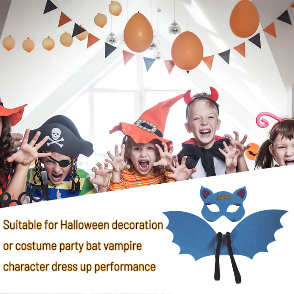 Halloween-fest barnekostyme flaggermusvinger HalloweenEVA-leke