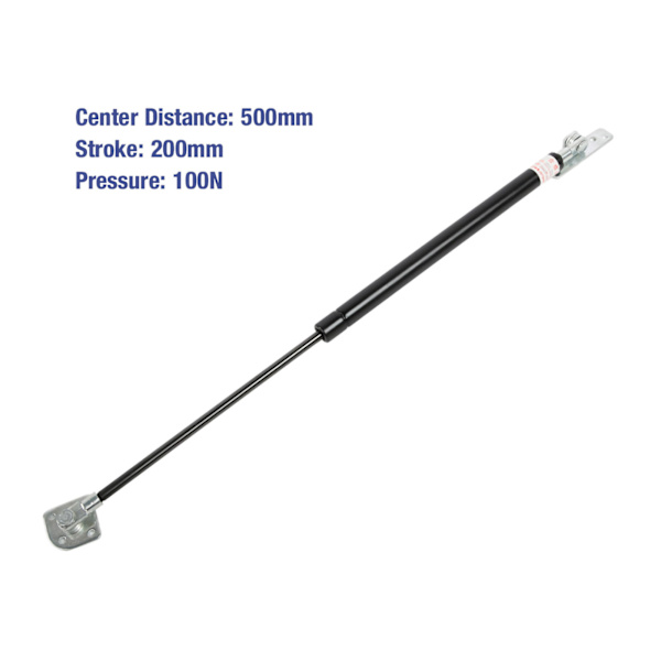 Hydraulisk Gasfjäder Stöt Däcklyftstöd 500mm Centeravstånd 200mm Slag 100N Tryck (Takfönster A-Typ)