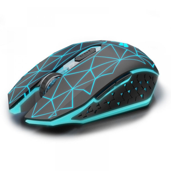 Kabellose Maus, 2.4G, PC Maus mit USB Nano Empfänger, 7 LED