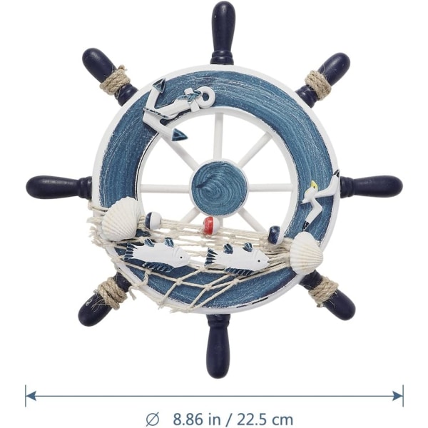 Skibsrors hjem dekoration Middelhavet ror dekoration