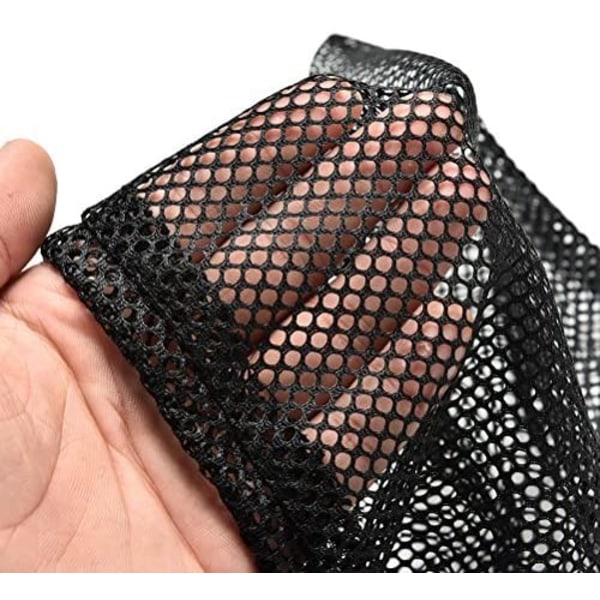 Yoga opbevaringspose i mesh - Holdbar nylon mesh pose med snørelukning - Mesh