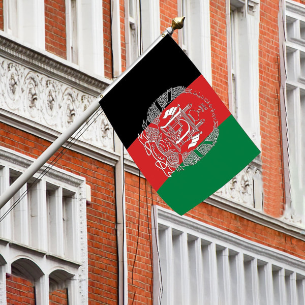 Afghanistan Flag - 3X5 Fod, Støtter Afghanistan Flag Til