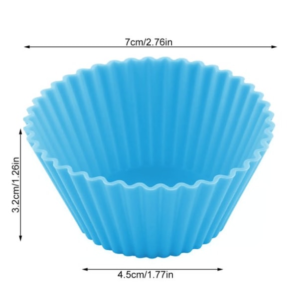 Muffinskoppar i silikon Cupcake Liners
