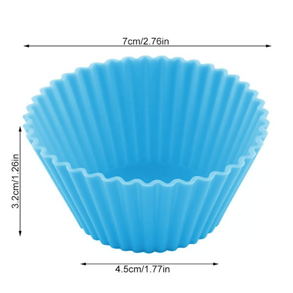 Silikone Muffinforme Cupcakeforme