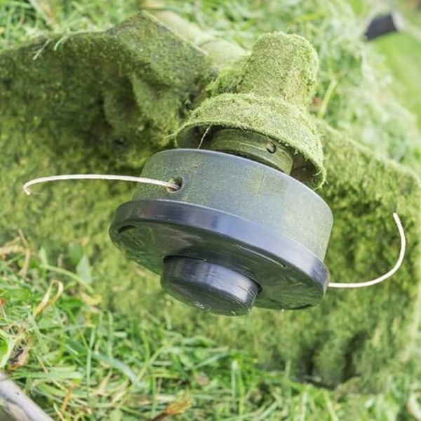Pakke med 2 universelle buskrydderhoveder Nylon udskiftningsspole til buskrydder trimmer kutterhoved M10 x 1,25 til benzin termisk buskrydder