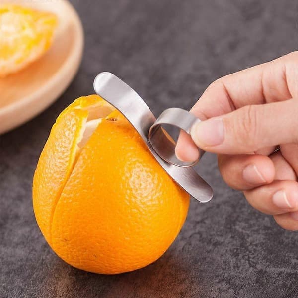 Effektiv appelsinskræller i rustfrit stål (2-pak)