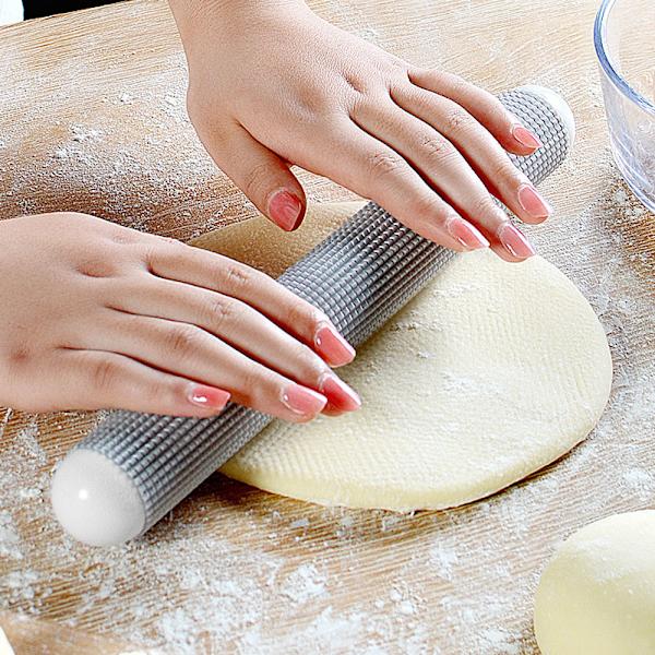 Silikon kjevle med non-stick overflate