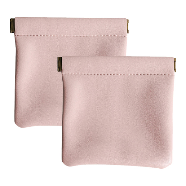 2-pack läderringficka läder smyckespåse