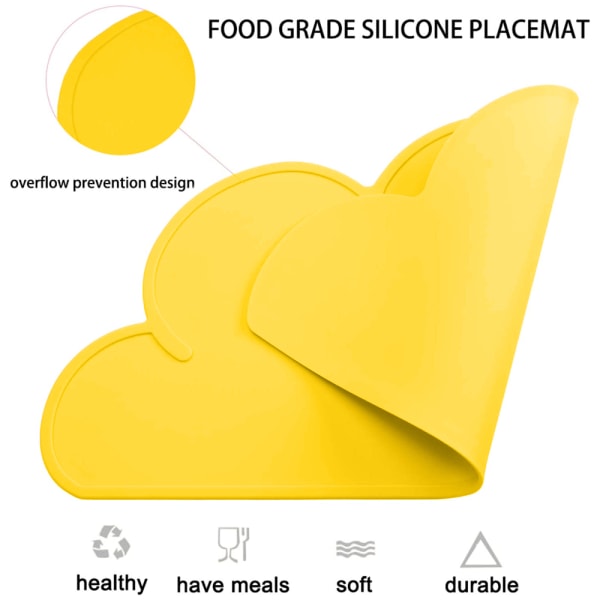 Barnunderlägg - Silikon Molnformad Underlägg Halkskydd Underlägg