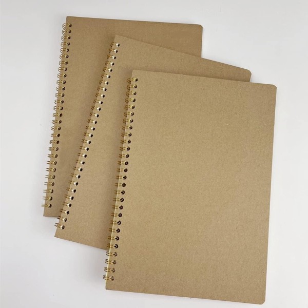 Spiral Graph Paper Notebook, B5 Grid Notebook Spiral Bound