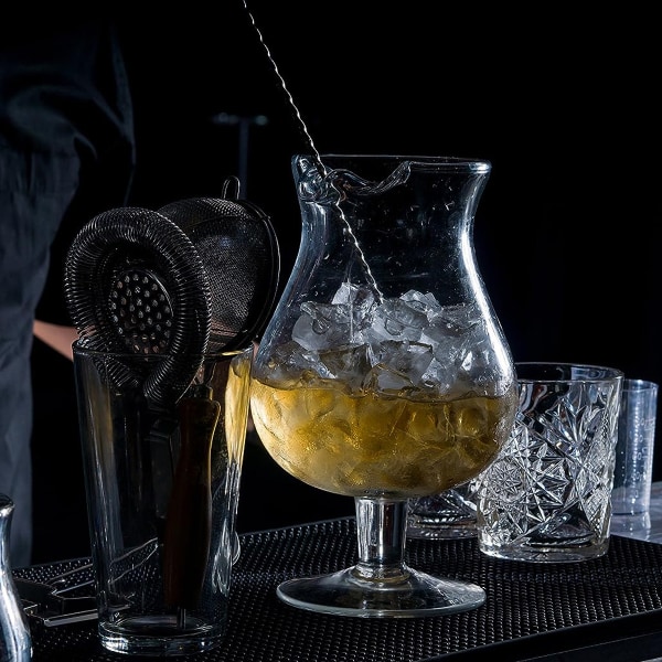 2 stycken Cocktail Mixing Glas Bar Sked - Långt handtag i rostfritt stål Drinkkanna mixer för att kyla och blanda omrörda drycker