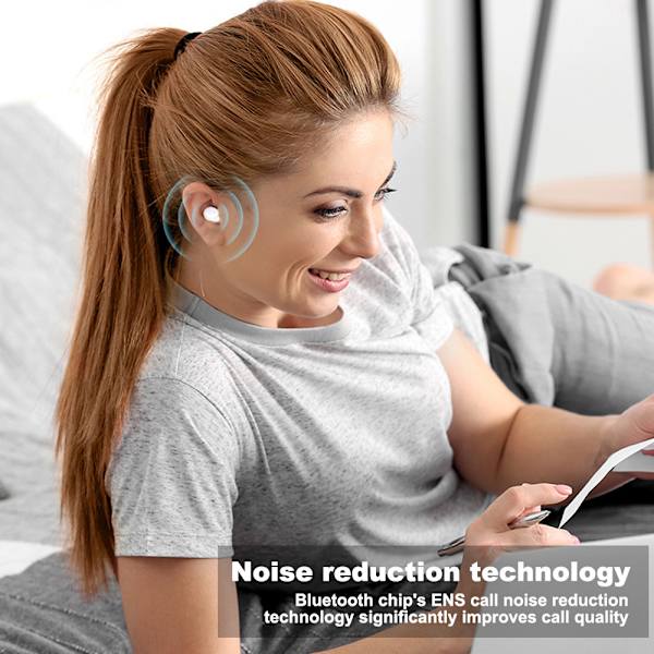 Langattomat nappikuulokkeet, Bluetooth 5.3 langattomat nappikuulokkeet, IPX5 vedenpitävät Bluetooth-kuulokkeet, pelitilassa, Androidille ja iOS:lle