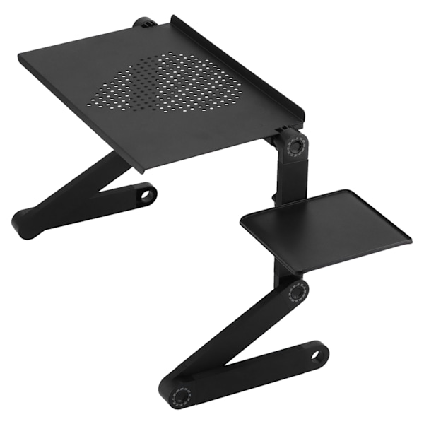 Mångsidigt Laptopställ, Portabelt Vikbart Skrivbord för Arbete Överallt, Ergonomisk Höjdjustering, Aluminiumlegeringskonstruktion, Lämpligt för Hemmet