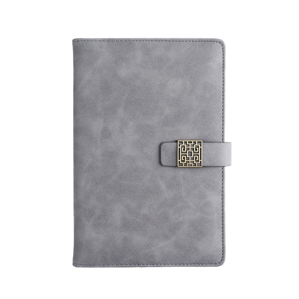 PU lædercover notesbog med magnetisk spænde og penneløkke