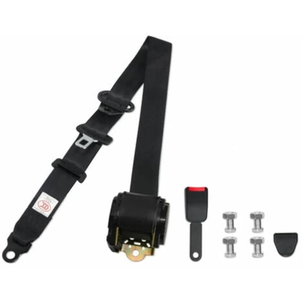 1 kpl Universaali Retractable 3-piste turvavyö busseihin ja autoihin,