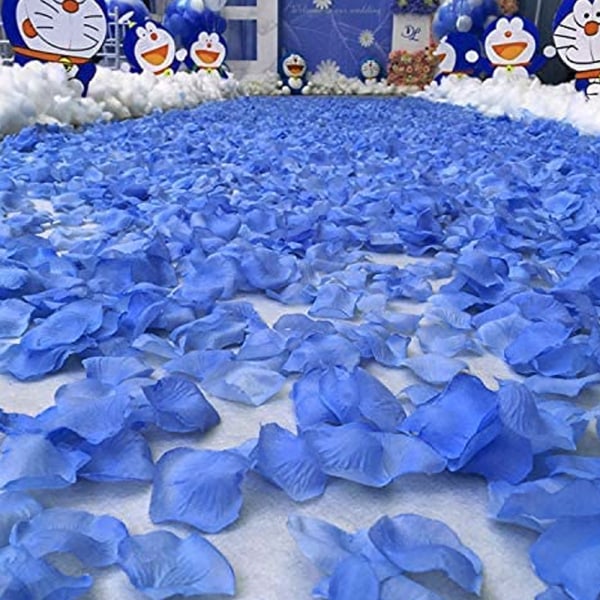 1000 stk kunstige blomsterroseblader for bryllupsdekor,