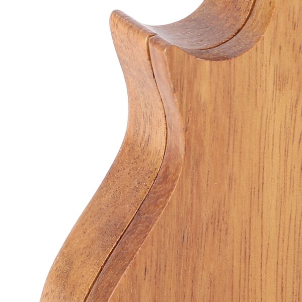 Gitarrplektrum Box Portabel Multifunktionell Gitarrformad Träplektrumhållare Fodral L827 Kaskad Julgran