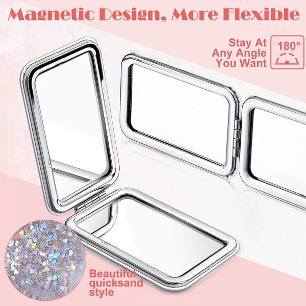 Håndholdt speil Søt kosmetisk speil reisevesker speil