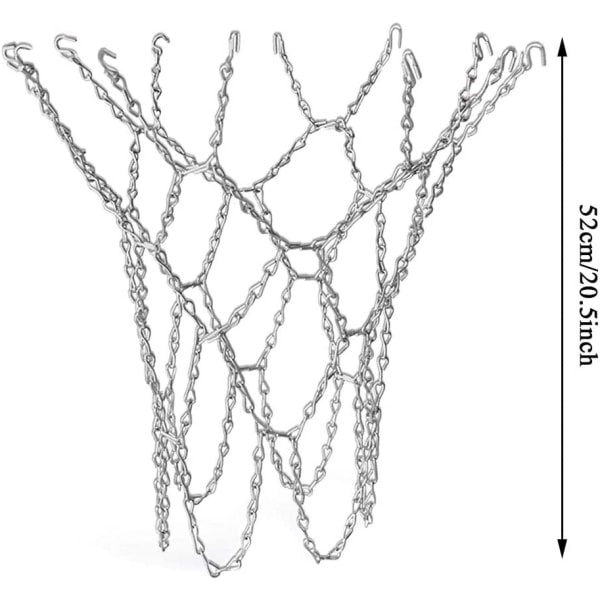 Enkeltfarget galvanisert jern basketballnett kjede