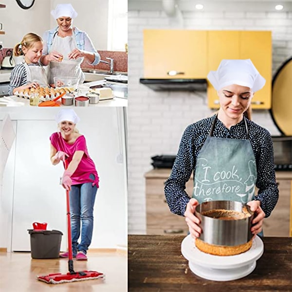 Turbaani kokin hattu kolmio huivi ravintola työ hattu naisten