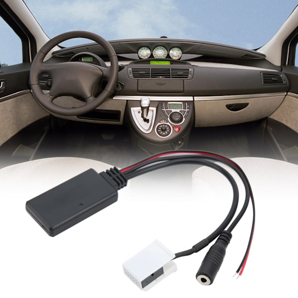 Bil Bluetooth5.0 Trådløs Modul Svart Håndfri Mikrofon Erstatning for Citroen C2 C4 C5 C6 C8