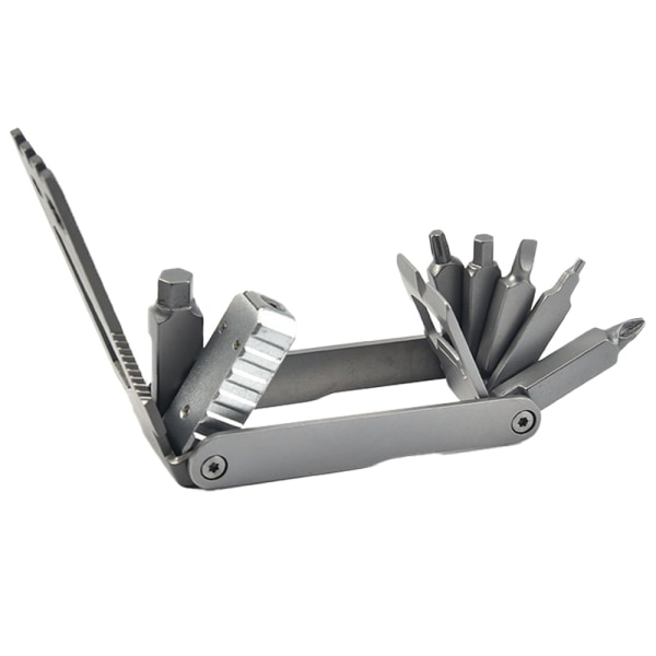 Multi-function tool with light stainless steel multi-purpose portable hex wrench tool all-in-one