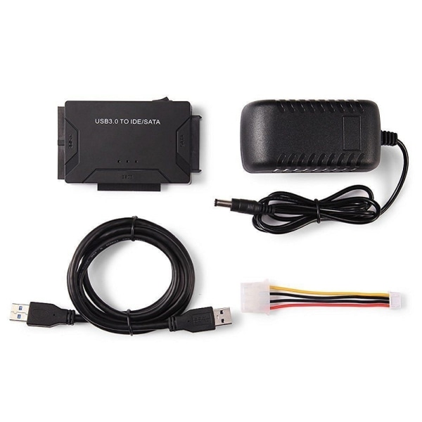 USB IDE-adapter USB 3.0 til SATA IDE harddisk-konverterkombo
