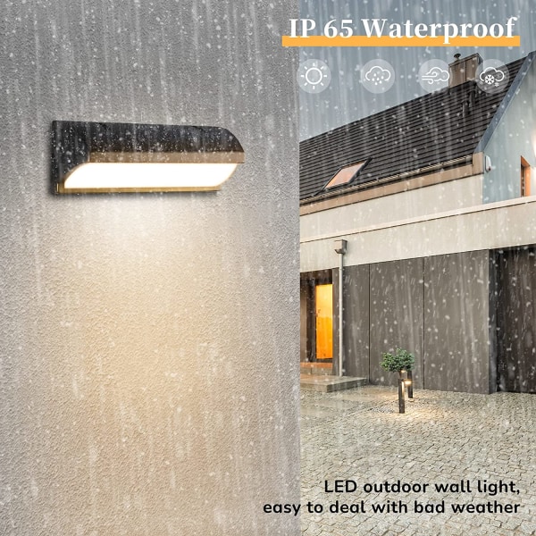 Utomhusvägglampa Modern utomhusvägglampa, vattentät LED-utgång