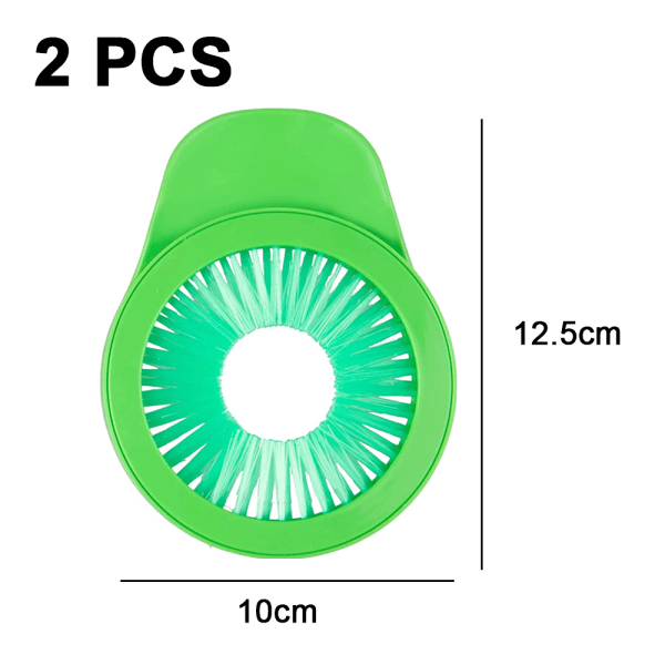 2-pack bärbar köksmajsdesilkerborste för majsgurka