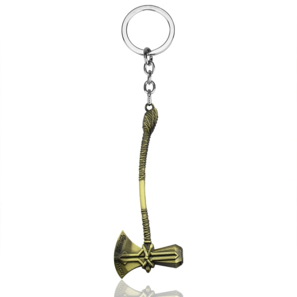Ornament hammerformet legeret nøglering vedhæng lille gave