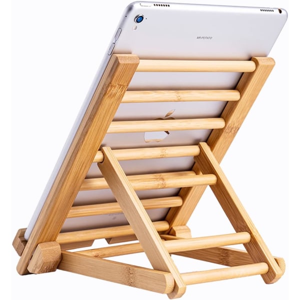 Bambus Tre Stativ for iPad og Andre Nettbrett