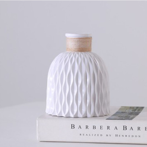 King Style Nordisk Vase, Kunstig Vase til Blomster, Moderne
