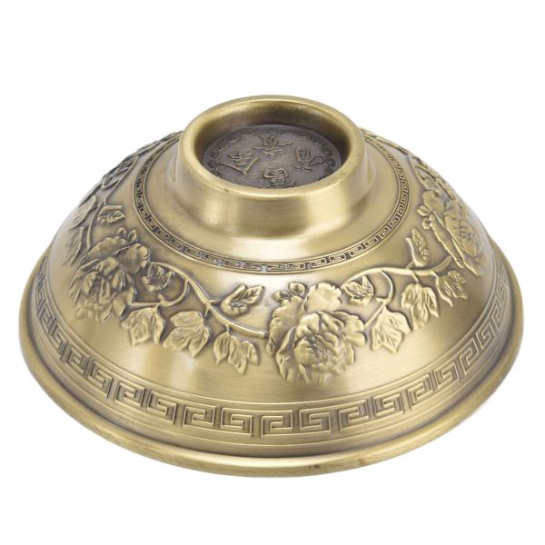 Retro Home Røgelse Brænder Kobber Legering Røget Røgelse Brænder Holder til Studieværelse Indgangshal, Bronze