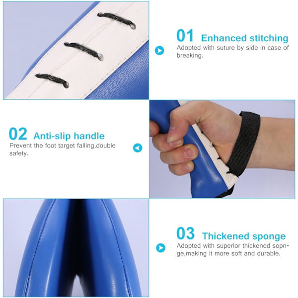 1 par Taekwondo treningsutstyr Taekwondo klo pads, hånd pads, trener pads, dobbel pads for pad trening