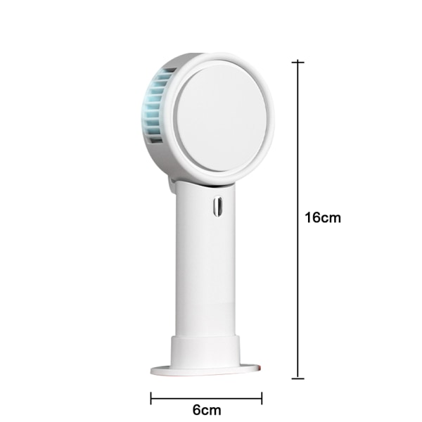 Håndholdt minivifte, mini personlig håndholdt vifte til hedeture