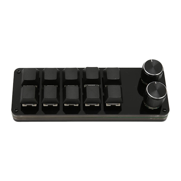 Programmerbar numerisk tastatur 10 taster 2 knapper Blå switch Mekanisk Hot Swappable Mini numerisk tastatur til spil Kontor Medier